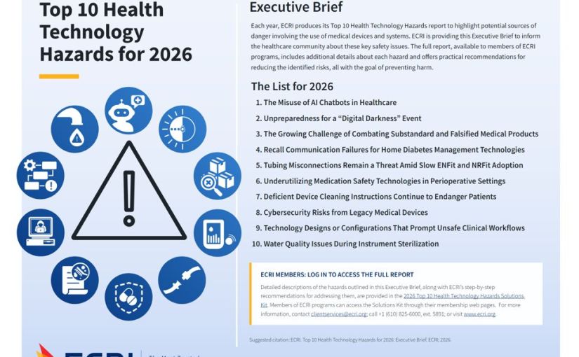 Top 10 Health Technology Hazards for 2026: La Falacia de la&nbsp;Infalibilidad